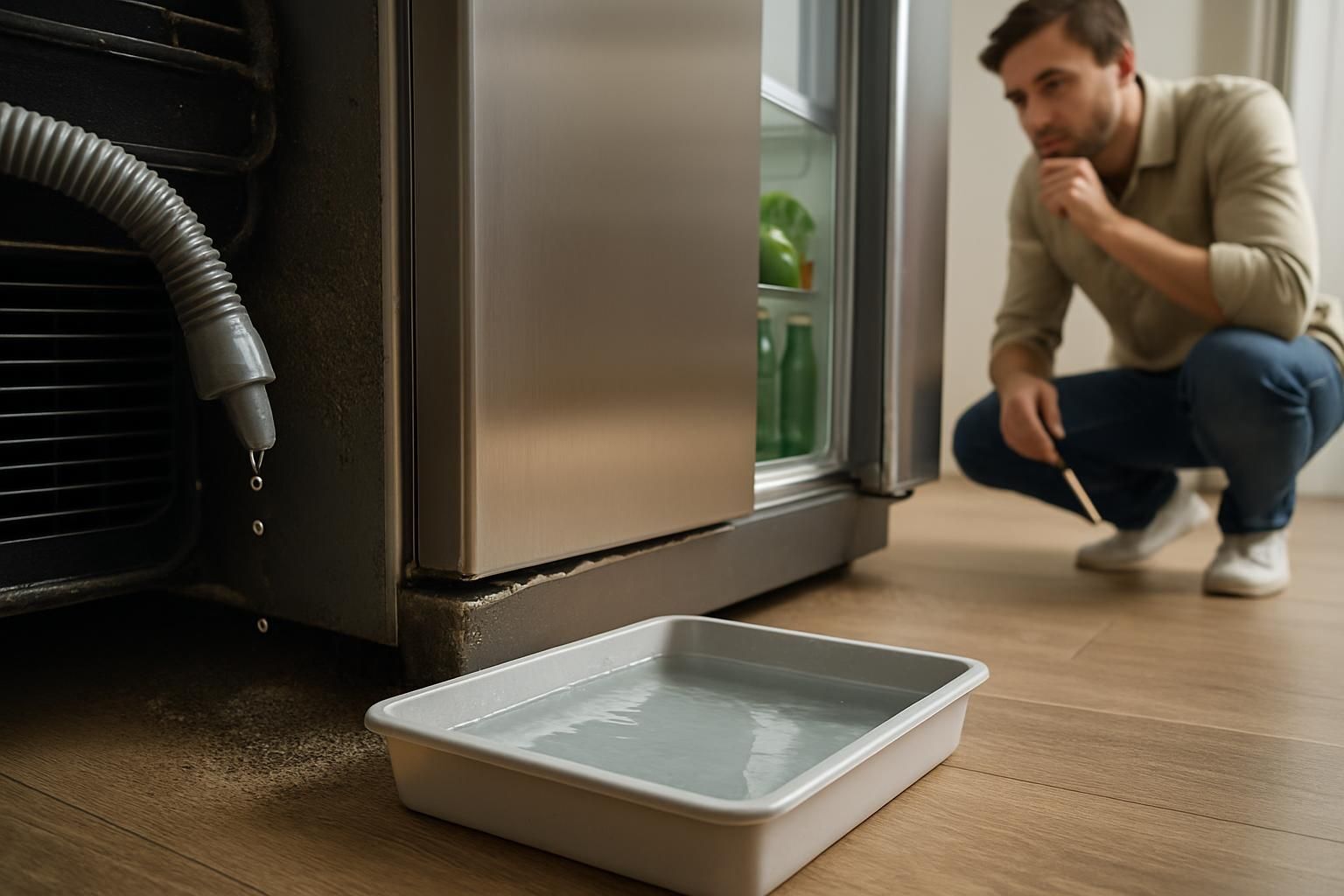 Découvrez les causes courantes d'un bac de récupération d'eau de réfrigérateur plein et les solutions efficaces pour éviter les fuites et garantir le bon fonctionnement de votre appareil.
