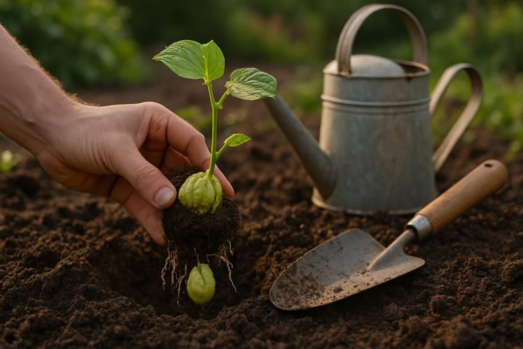 Découvrez notre guide complet pour planter une christophine germée avec succès. Apprenez les étapes essentielles pour une culture facile et un bon développement de votre plante.