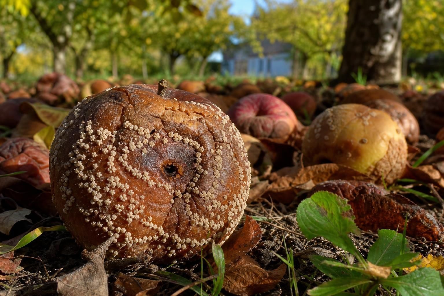 Découvrez comment gérer efficacement les pommes pourries tombées au pied des pommiers pour protéger votre verger et favoriser la santé de vos arbres.